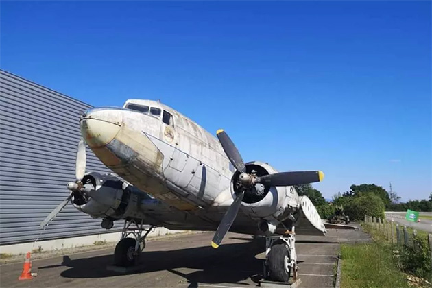Un authentique Douglas C-47, modèle particulièrement utilisé lors du Débarquement du 6 juin 1944