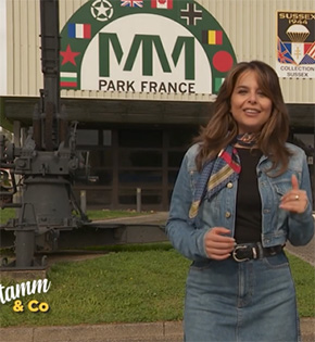 France TV ICI - Stamm " Co : Roya Moradour : Reportage tourné au musée MM Park