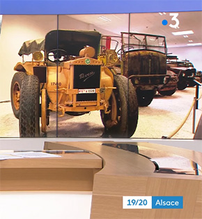 France 3 Alsace : JT 19/20 : Reportage sur le musée MM Park