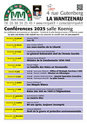 Programme des conférences du MM park de l'année 2025