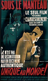 Affiche du film sous le manteau - OFLAG XVIIA 1945 - Catherine DECISIER - MM Park