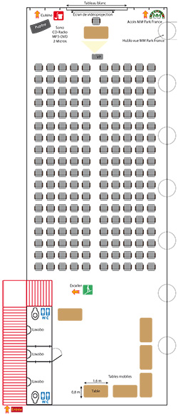 Plan Salle Koenig sans tables