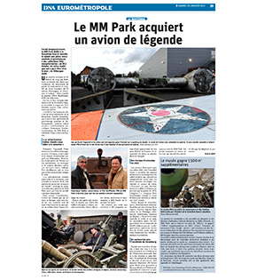 DNA : Le MM Park acquiert un avion de légence