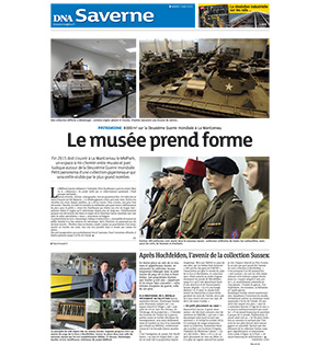 Article de presse DNA Saverne - Le musée prend forme