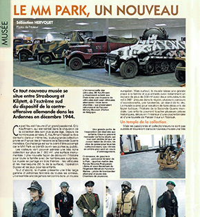 Article de presse Militaria Magazine n° 365