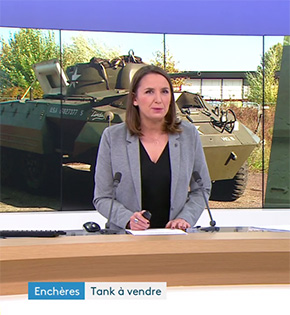 France 3 Alsace : JT 19-20 : Tank à vendre