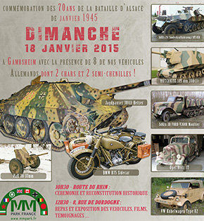 Gambsheim 70eme anniversaire - Reconstitution de l'évacuation